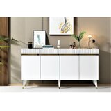 Hanah home set za dnevnu sobu Defne White Gold | ePonuda.com