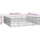  kavez za pse čelični 15,05 m² | Eponuda.com