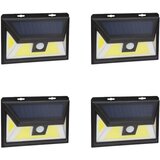 Phenom 4x stenska solarna COB LED solarna svetilka 5W 300lm 1200 mAh IP65 s senzorjem gibanja in mraka 3 načini delovanja Cene