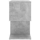  Nočna omarica 2 kosa betonsko siva 50x30x51,5 cm iverna plošča, (20623941) | Shoptok.si