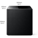 Kef Kube 15 MIE crni sjajni subwoofer | shoptok.hr