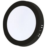 Xled 18W 4000K black Nadgradni okrugli LED panel plasticni,1890Lm,φ217*31mm,Ra80,IP20 crni Cene