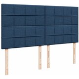  Krevet s oprugama i madracem plavi 200 x 200 cm od tkanine | shoptok.hr