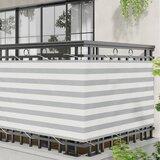  Balcony ekran Svijetlo siva i bijela. 100 x 700 cm | shoptok.hr