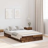  Krevet s ladicama Staro drvo 120 x 200 cm Konstruirano drvo | shoptok.hr