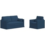  Set sofe 2 pcs Plava 158 x 78 x 80 cm tkanina | Eponuda.com