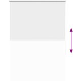 vidaXL rolo zatemnjena bela 115x130cm tkanina širina 110,7cm poliester | Shoptok.si