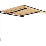 Tenda na ručno uvlačenje 300 x 250 cm žuto-bijela | shoptok.hr