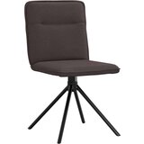  Jedilni stoli 2 kosa temno rjavo blago, (21828441) | Shoptok.si