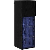 TV ormar za montažu na zid Zidne Crni hrast 30,5 x 30 x 90 cm | shoptok.hr