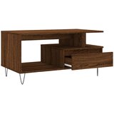  Stolić za kavu smeđi hrast 90x49x45 cm konstruirano drvo | shoptok.hr