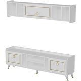 Hanah home TV polica Alya White Gold Cene