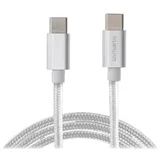 Podatkovni kabel RapidCord USB-C - USB-C 100cm - bel