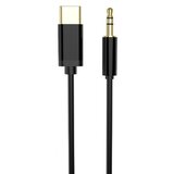  CCA-CM3.5M-1.5M USB-C to stereo 3.5 mm AUX cable, 1.5 m, black | ePonuda.com