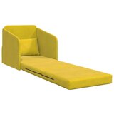  tla kavč postelja 2 v 1 Rumena 65x80x83 cm Velur, (22110745) | Shoptok.si