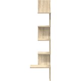  Zidne kutne police boja hrasta sonome 32x32x127,5 cm od iverice | Eponuda.com