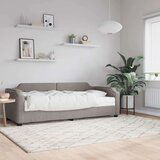  Dnevna postelja z vzmetnico taupe 100x200 cm blago, (20787858) | Shoptok.si