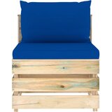  Modularna srednja sofa s jastucima od zeleno impregniranog drva | shoptok.hr