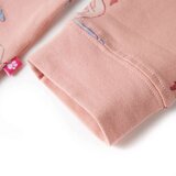 vidaXL Dječja pidžama s dugim rukavima svjetloružičasta 116 | shoptok.hr