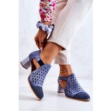 Maciejka Women's Leather Openwork Boots | Shoptok.si