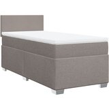  The Living Store Box spring postelja z vzmetnico taupe 100x200 cm blago - Box Spring Postelja, (21496865) | Shoptok.si