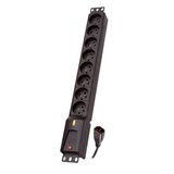 LESTAR 1966004970 power extension 1.5 m 230 AC outlet(s) Indoor Black | shoptok.hr