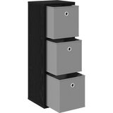  Kreveta s ladicama Crni hrast 30,5 x 27 x 84,5 cm | shoptok.hr