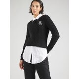 Polo Ralph Lauren Pulover crna / srebro | shoptok.hr