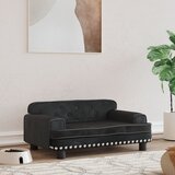 vidaXL Krevet za pse crna 70 x 45 x 30 cm baršunasti Cijene