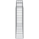  Lučne gabionske košare 18kom 200x30x120/140cm pocinčano željezo | shoptok.hr