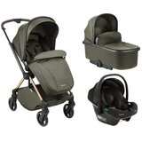 Kikka Boo Kolica Lanah 3in1 set sa autosedištem I-Prime I-size i tvrdom korpom Army Green ( KKB21148 SET ) | ePonuda.com