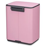 Brabantia Rožnat jeklen koš za smeti s pedalom 7 l Bo – | Shoptok.si