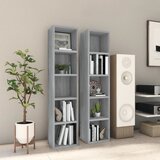 vidaXL Ormarići za CD-ove 2 kom boja hrasta 21 x 16 x 93,5 cm drveni Cijene