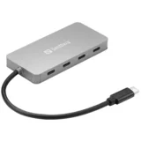 Hub 4 port sandberg usb c - c 136-41