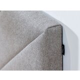 Bobochic Paris Bež oblazinjena zakonska postelja z letvenim dnom 140x190 cm Romane – | Shoptok.si