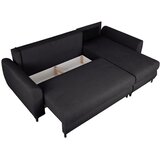 MID.YOU KOTNA SEDEŽNA GARNITURA, mikrovlakna črna | Shoptok.si
