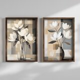 Wallity slika TUN132, 2 dela, 70 x 50 x 3 cm Cene