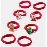 Sinsay Gumice za kosu s božićnim motivom 8 pack | shoptok.hr