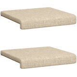  Jastučić za klupu 2 kom. Tkanina Krem Dubina 35 cm | shoptok.hr