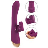 Javida 2 Function Vibrator Vibration & Moving Purple | Shoptok.si