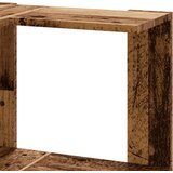  Kutni regal za knjige s 3 razine staro drvo 50x50x102cm drveni | Eponuda.com