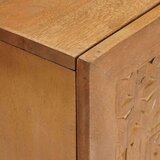 vidaXL Set namještaja za kupaonicu Zidne 2 pcs Smeđa 62 x 33 x 58 cm | shoptok.hr