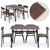 ModernHome OSLO blagovaonski set – stol i 4 stolice 110 × 70 cm | shoptok.hr