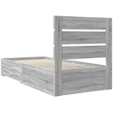 vidaXL konstrukcija postelje siva sonoma 100 x 200 cm konstruiran les, (5000113632) | Shoptok.si