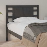  Uzglavlje sivo 81 x 4 x 100 cm od masivne borovine | shoptok.hr