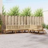  Zunanja garnitura za sedenje Naravna in bež, (5000272853) | Shoptok.si
