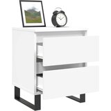 vidaXL Noćni ormarić bijeli 40 x 35 x 50 cm od konstruiranog drva | shoptok.hr