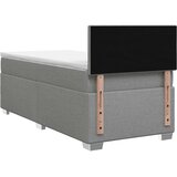  Boxspring krevet s madracem Svjetlosiva 90 x 190 cm Tkanina | shoptok.hr
