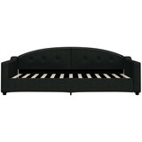vidaXL Dnevni krevet crni 90 x 200 cm od tkanine | shoptok.hr