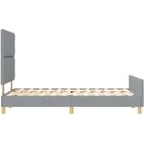 vidaXL Krevet s okvirom svjetlosive boje 120x200 cm od tkanine | shoptok.hr
